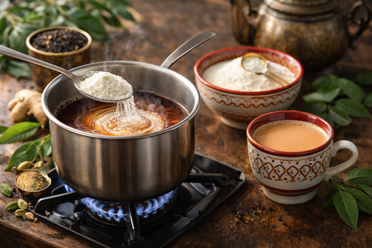 how to make tea with milk powder